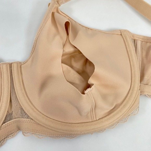 Parfait Womens Leila Full Cup Nursing Bra sz 34F NWT Bare Nude Underwire Support - Picture 7 of 16